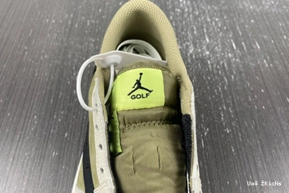 Bright Low Retro 1 Olive 81 Scott FZ3124-200 Golf Travis Neutral Jordan 1013
